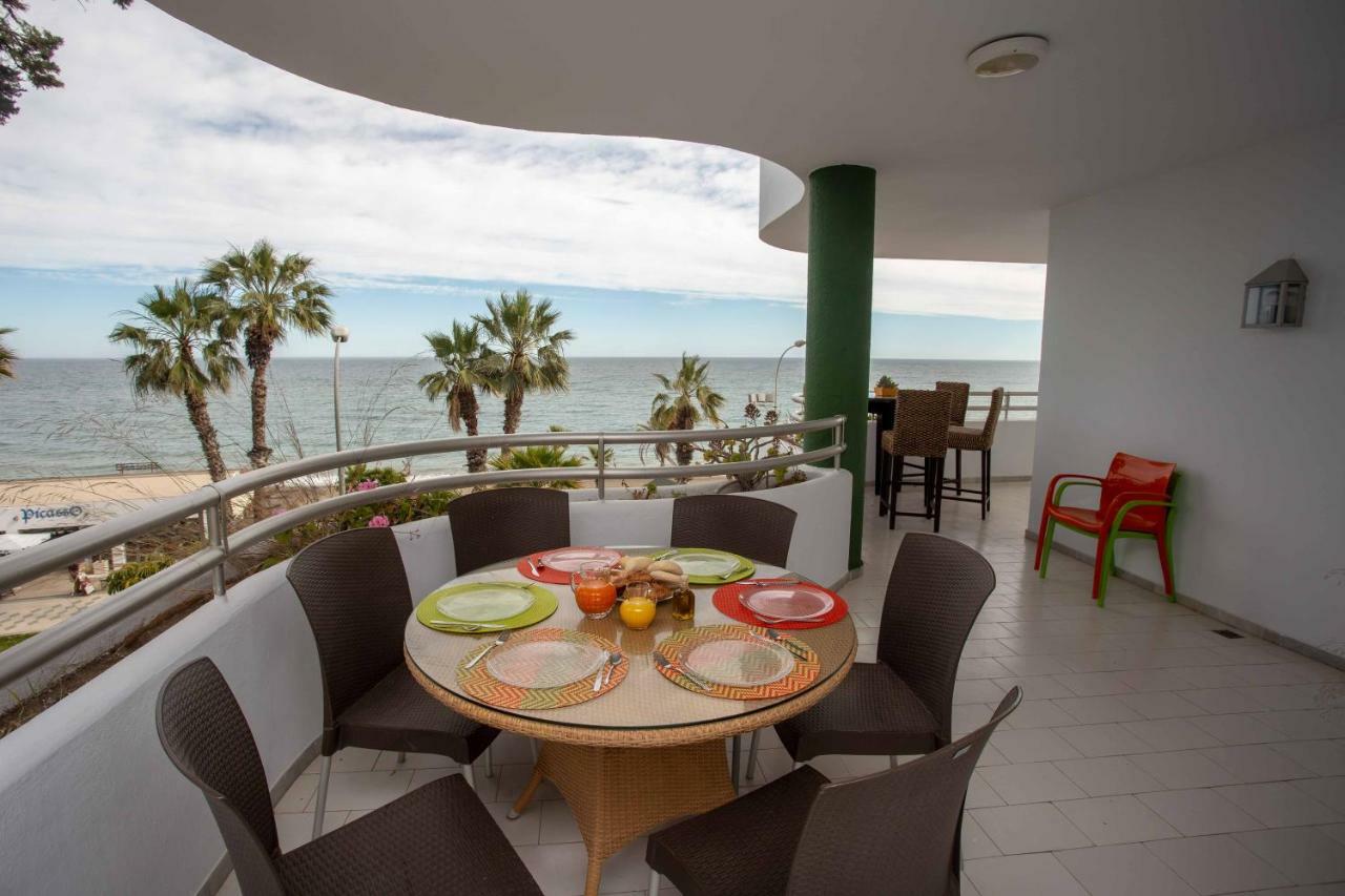 Villa Venecia, Apartamento De Lujo En 1º Linea De Playa + Parking Малага Экстерьер фото